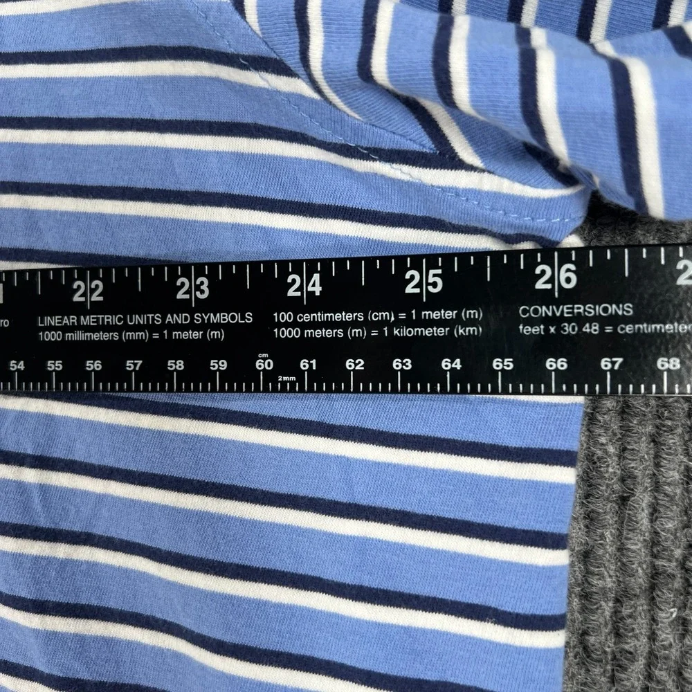 Polo Ralph Lauren Polo Shirt Mens‎ 2XB Big Blue Striped Short Sleeve Classic